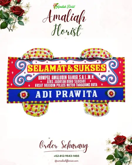 Papan Bunga Ucapan Selamat Padasari